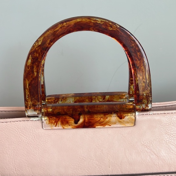 Essentiel Antwerp Tote Bag Vegan Pink Blush Large Strap Purse - Picture 2 of 14